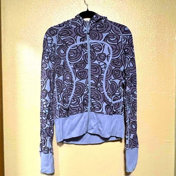 Lululemon SCUBA STRETCH Full Zip Floral Hoodie | Yoga | Athleisure | Running - Picture 1 of 12